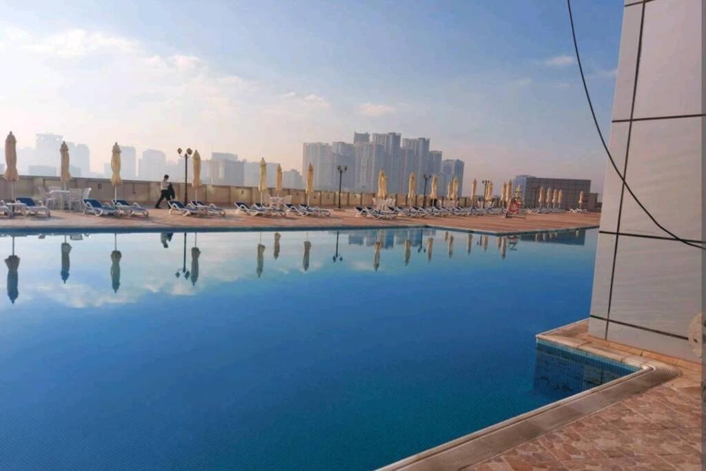 2 Bedroom Luxury Beach Apartment With Full Seaview Ajman Exteriör bild